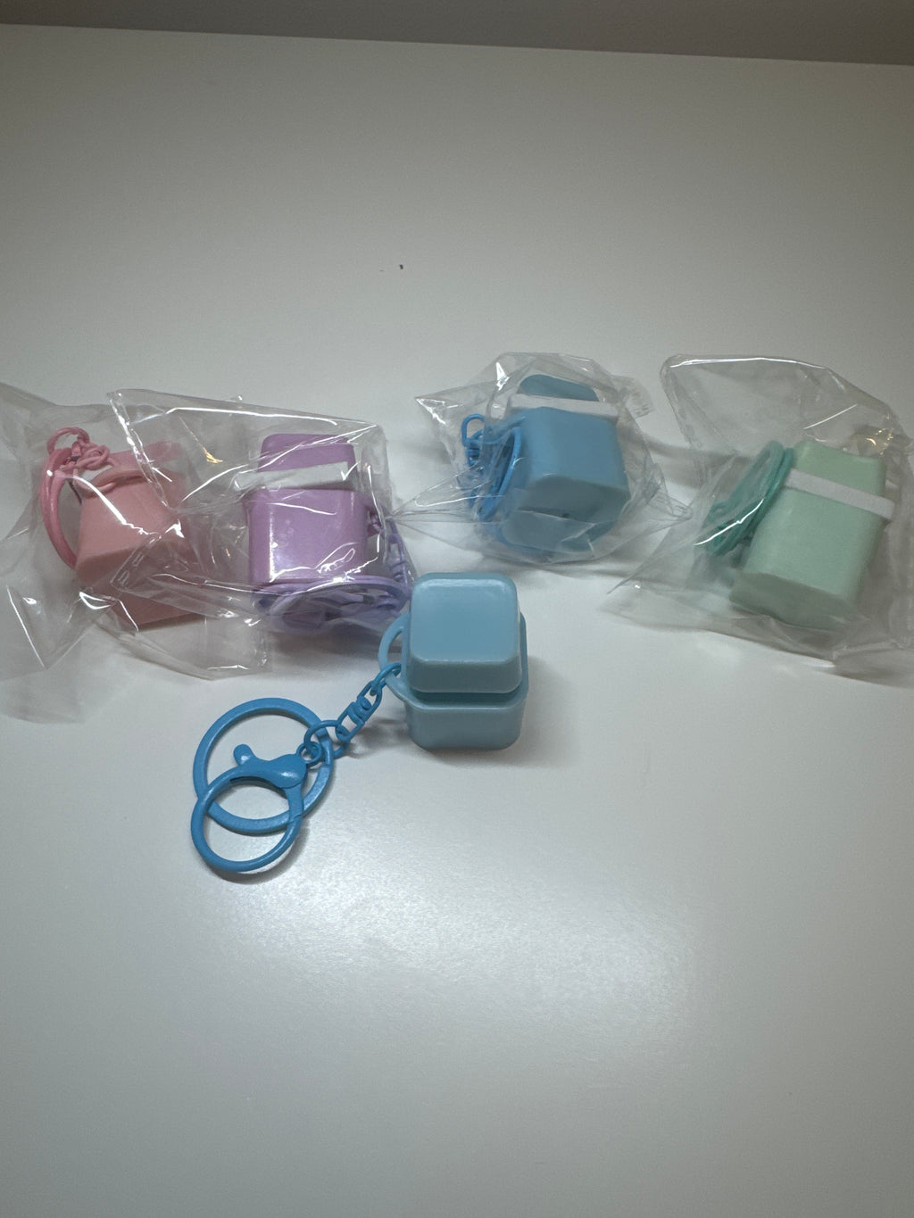 light up clicker fidget keyring